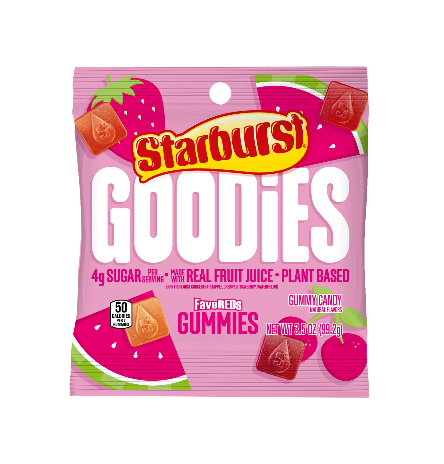 Starburst gummies goodies fave reds