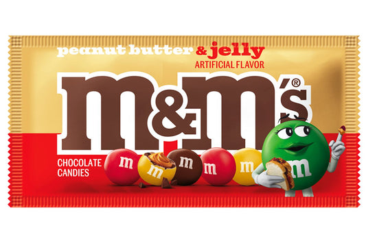M&ms peanut butter & jelly