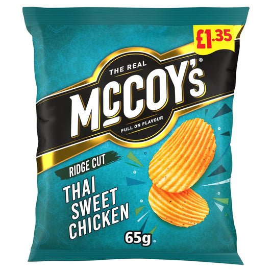 McCoy's Ridge Cut Sharing Crisps thai sweet chicken