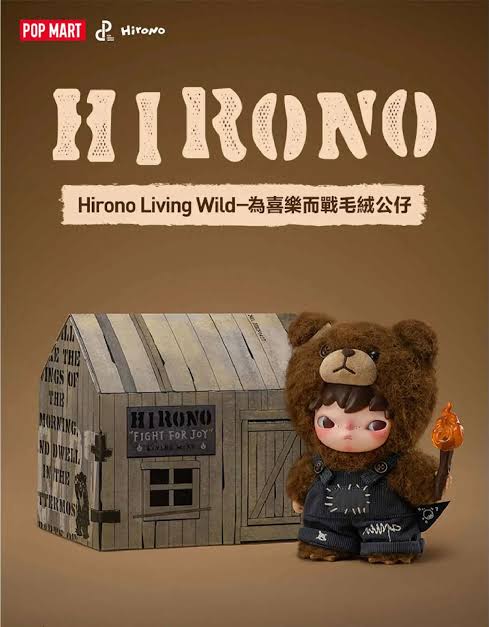 Pop mart hirono living wild fight for joy