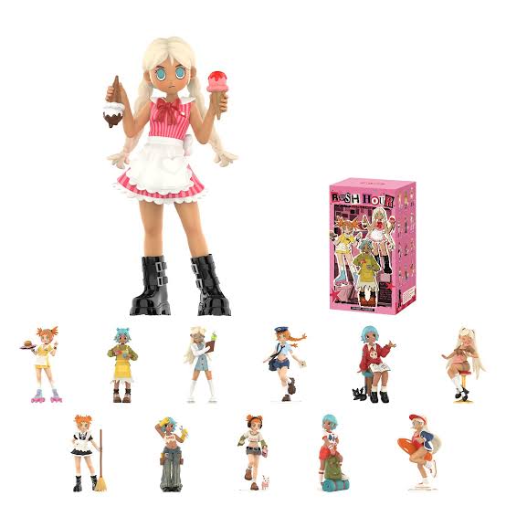 Pop mart peach riot rush hour blind box