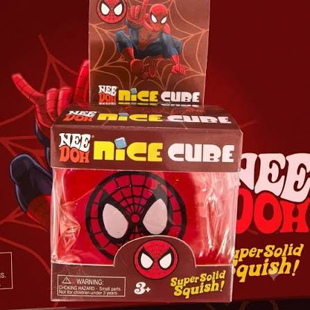 Needoh nice cube spiderman squishy