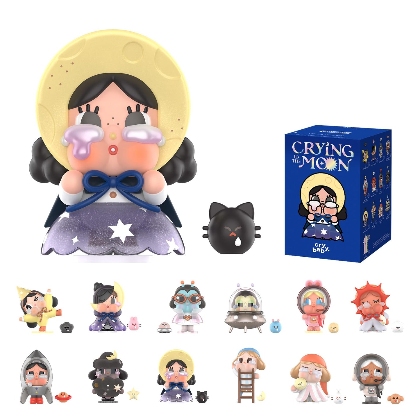 Pop mart crying to the moon original blind box