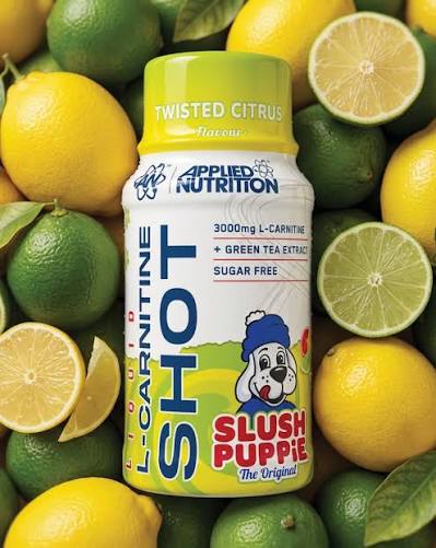 Applied nutrition L-carnitine shot 3000mg slush puppie the original twisted citrus flavor