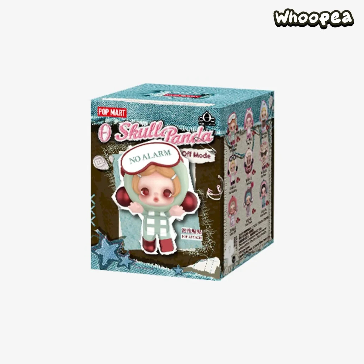 Pop mart skull panda no alarm attach me original blind box