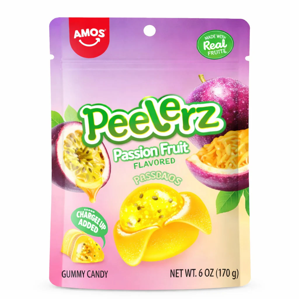 Amos Peelerz - Peelable passion fruit  Gummy - 62g/Bag