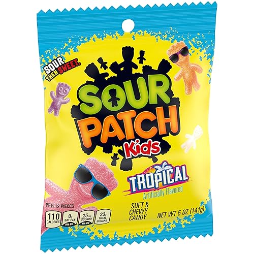 Sour Patch Kids tropical حلوى سور باتش كيدز الاستوائية