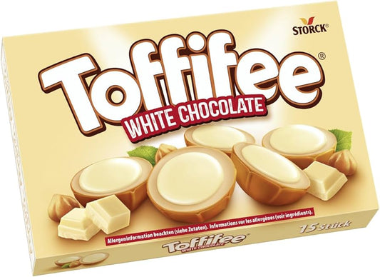 Toffifee white chocolate شوكولاتة بيضاء بنكهة التوفي
