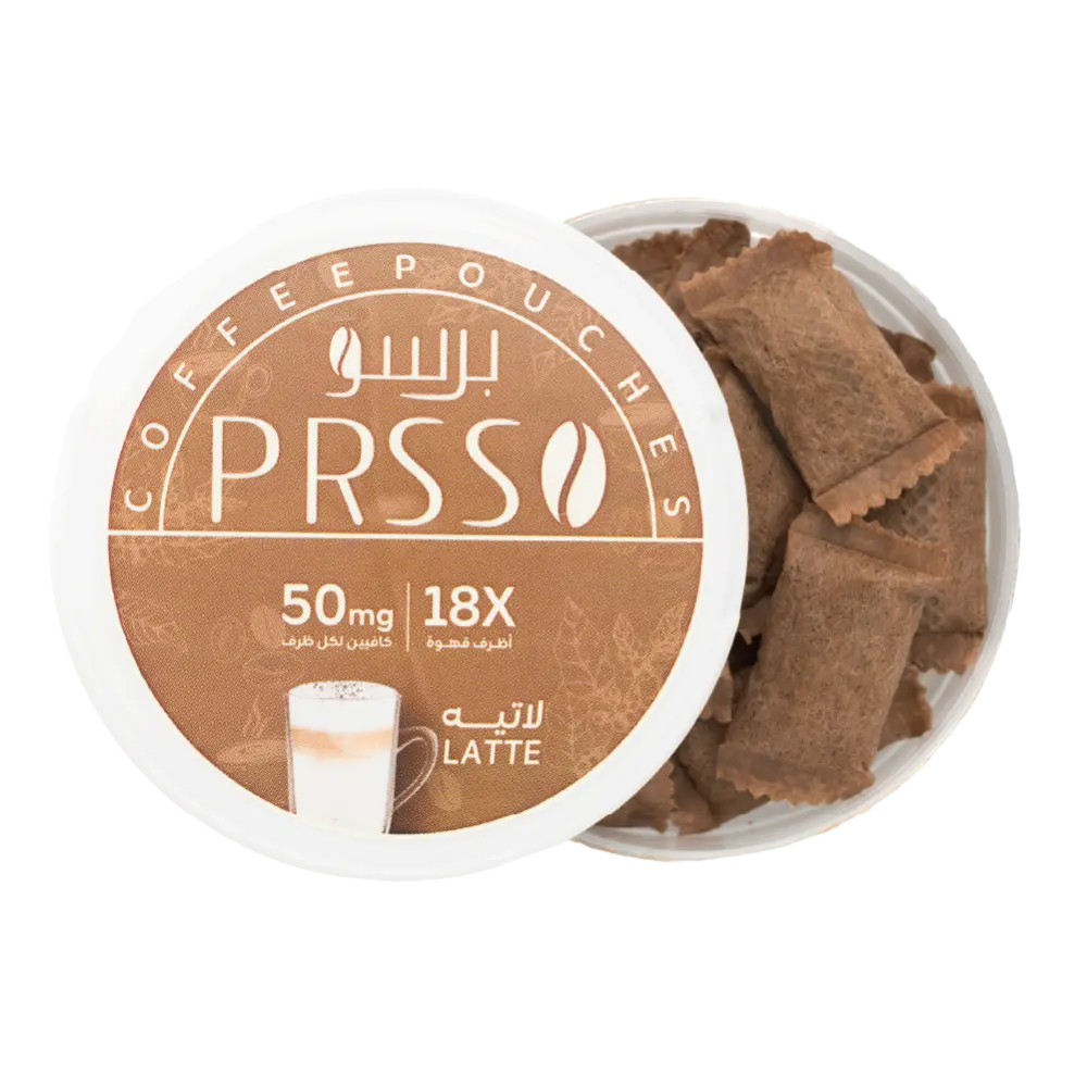 Presso coffee pouches 18X latte flavor