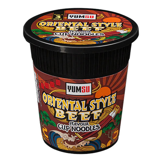 Yusmu cup noodles oriental style beef flavor 60g