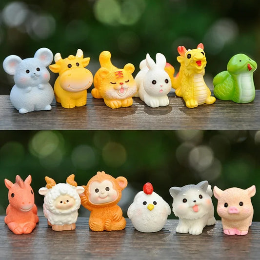 Zodiac plush small statue