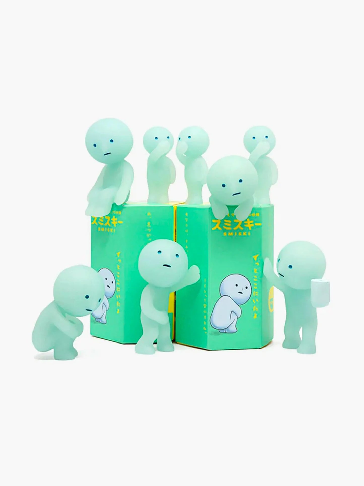 Smiski glow in the dark toilet blind box