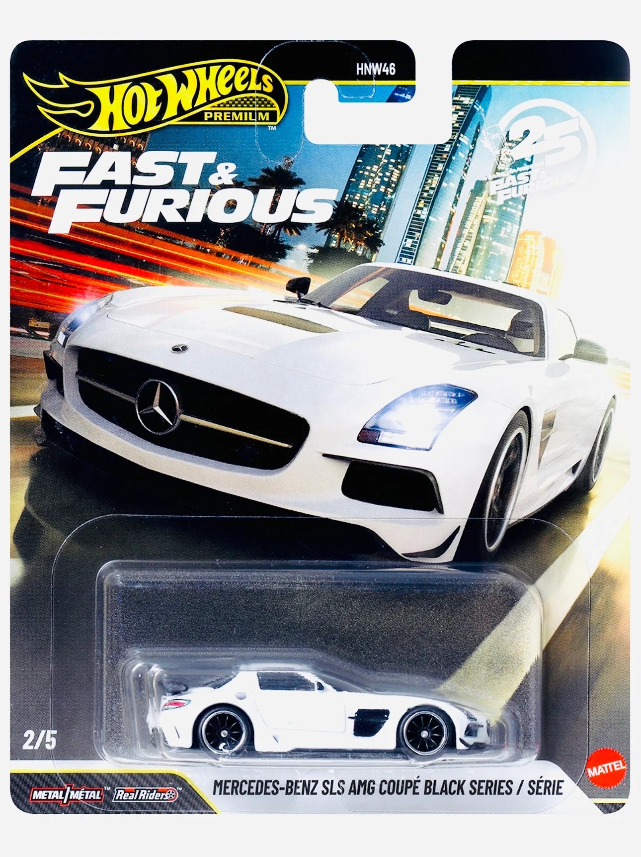 Hot Wheels 2026 Fast & Furious 25th Anniversary Case R Mercedes-Benz SLS AMG Coupe Black Series