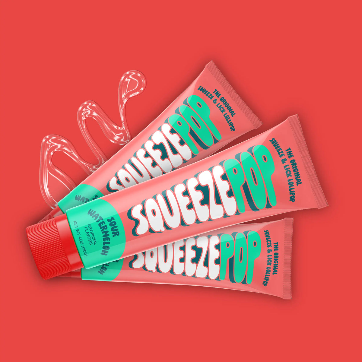 Squeeze & lick lollipop