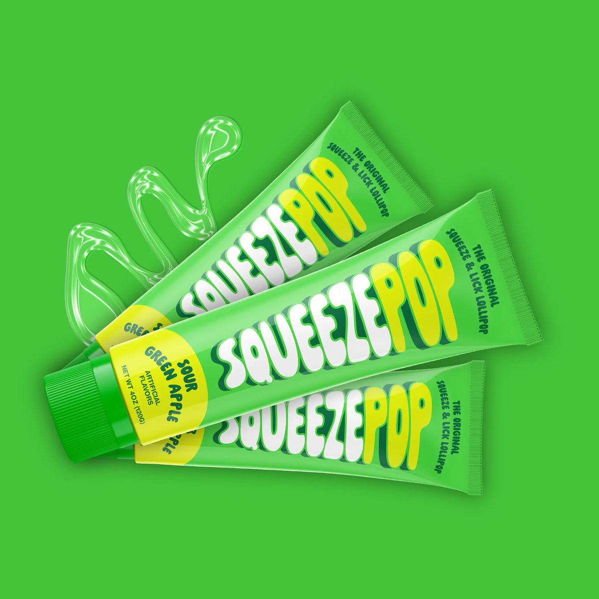Squeeze & lick lollipop