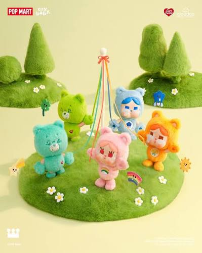 Pop mart cry baby care bears original blind box