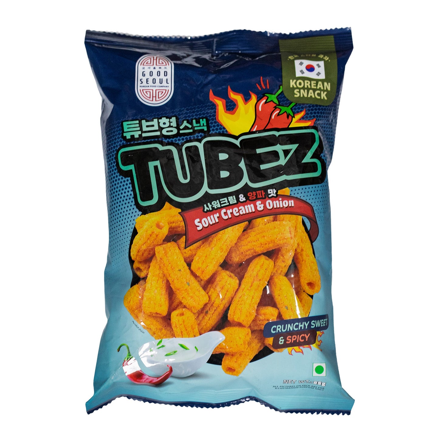 Good seoul Tubez crunchy sour & cream 85g