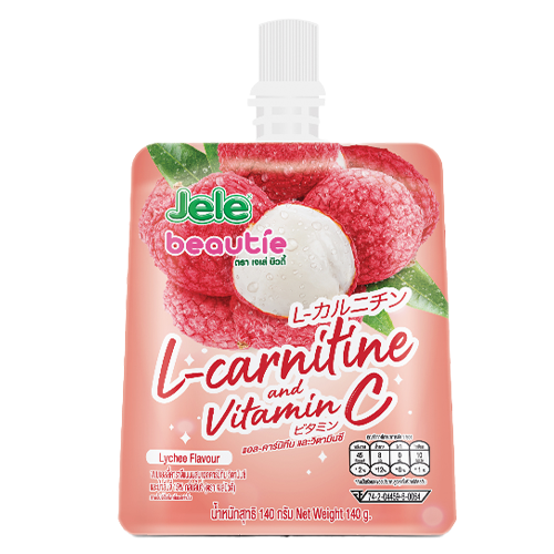 Jele beautie lychee flavour L-carnitine and vitamin C