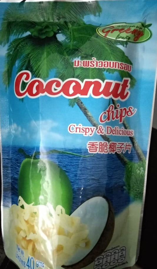 Cocnut chips crispy and delicious