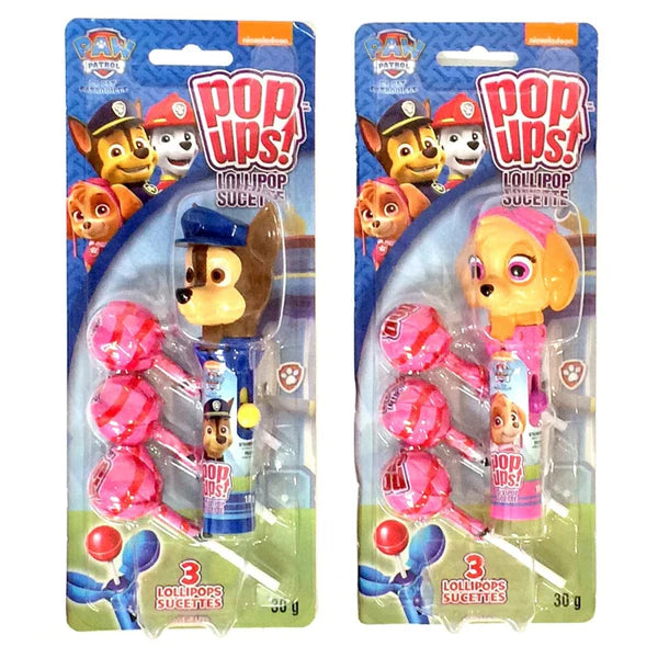Paw patrol pop ups lollipop 30g