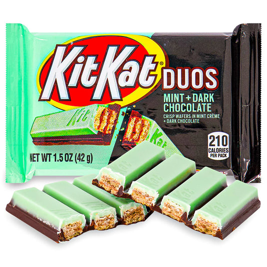 Kitkat duos mint + dark chocolate