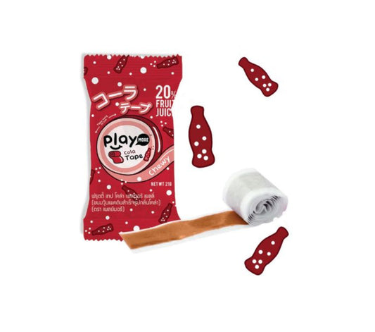 Playmore chewy gummy tape cola