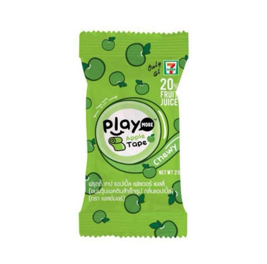 Playmore chewy gummy tape apple