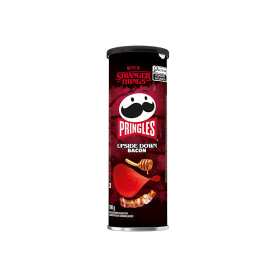 Pringles stranger things upside down bacon برينجلز سترينجر ثينجز لحم مقدد مقلوب
