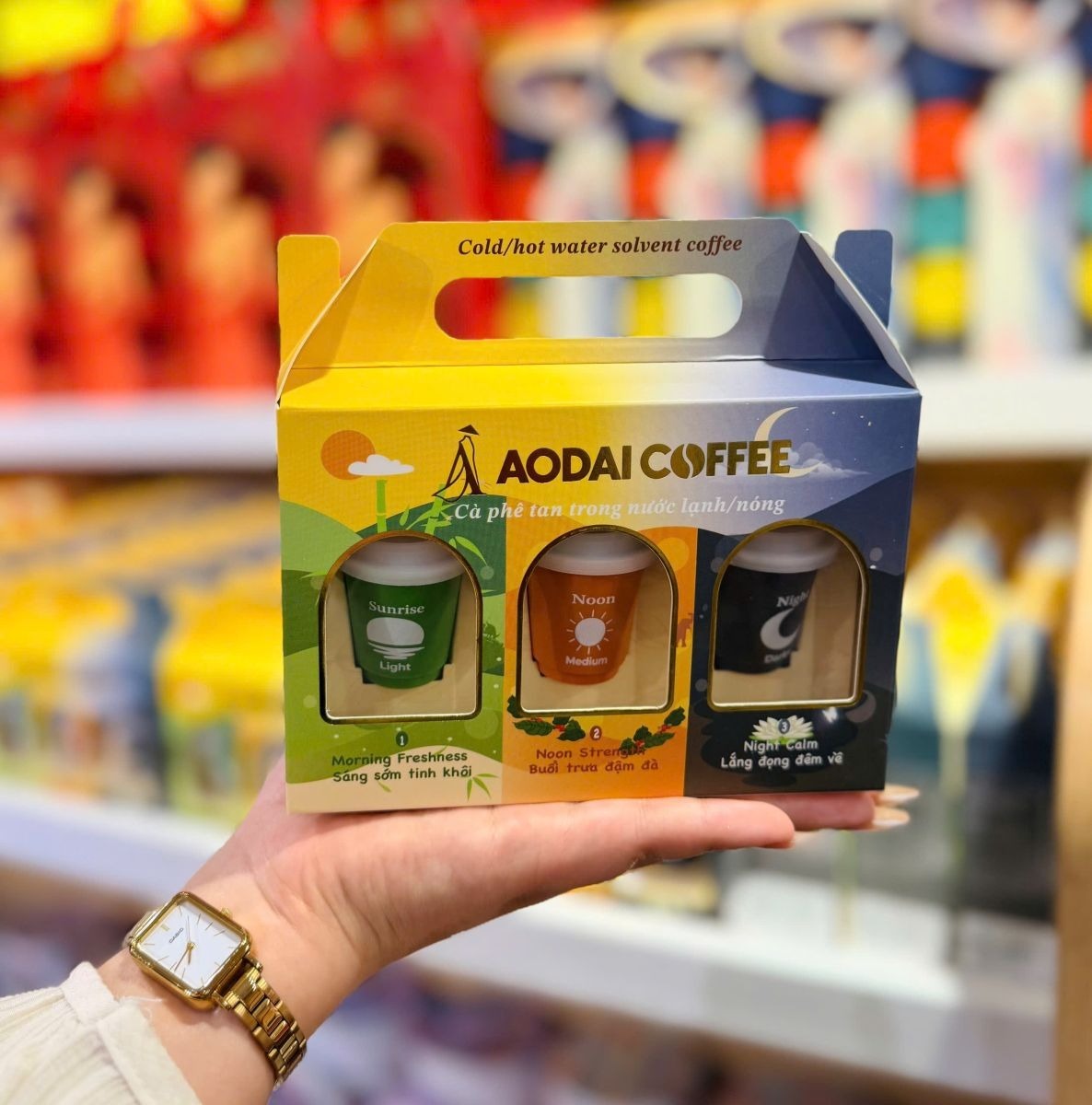 Vietnamese freeze dried Aodai coffee 3 capsules