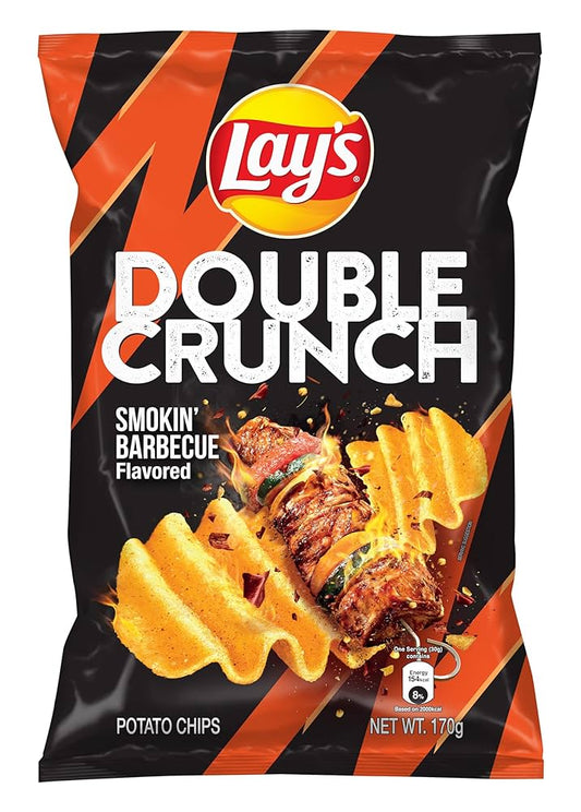 LAY'S® double crunch smokin BBQ Flavored Potato Chips