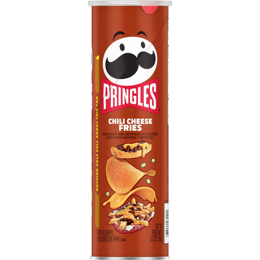 Pringles chilli cheese fries potato chips رقائق بطاطس برينجلز بالجبن والفلفل الحار