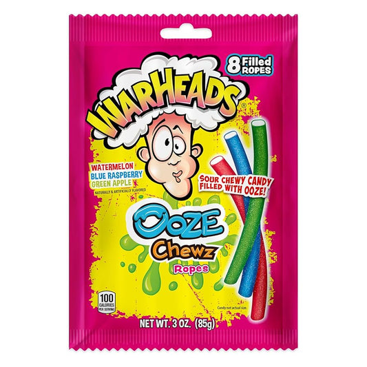 Warheads ooze chews ropes bag