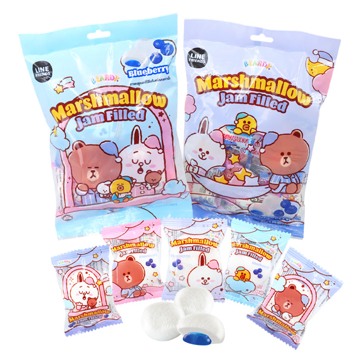 Marshmallow jam filled blueberry