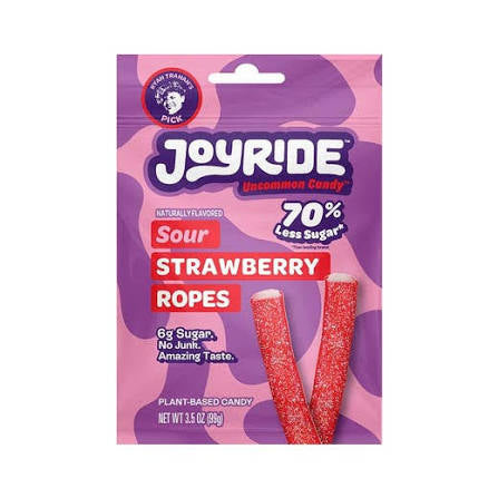 Joyride uncommon candy sour strawberry ropes