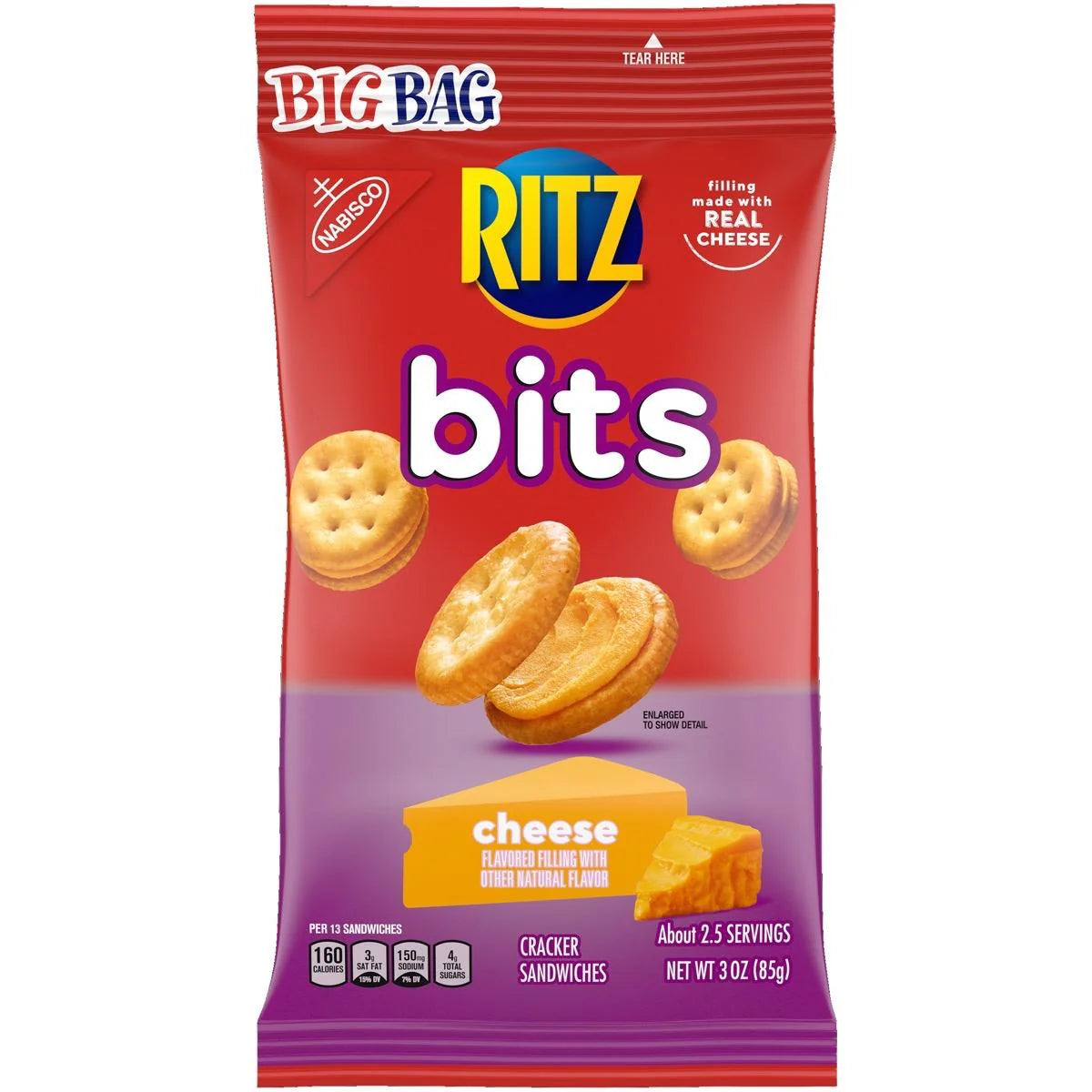 Ritz cheese bits snack