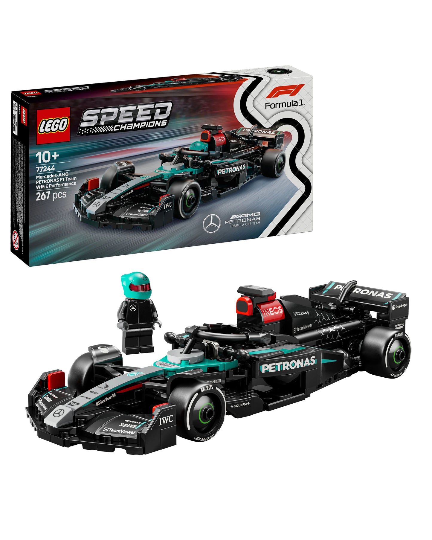Lego speed champions AMG mercdes petronas formula one team