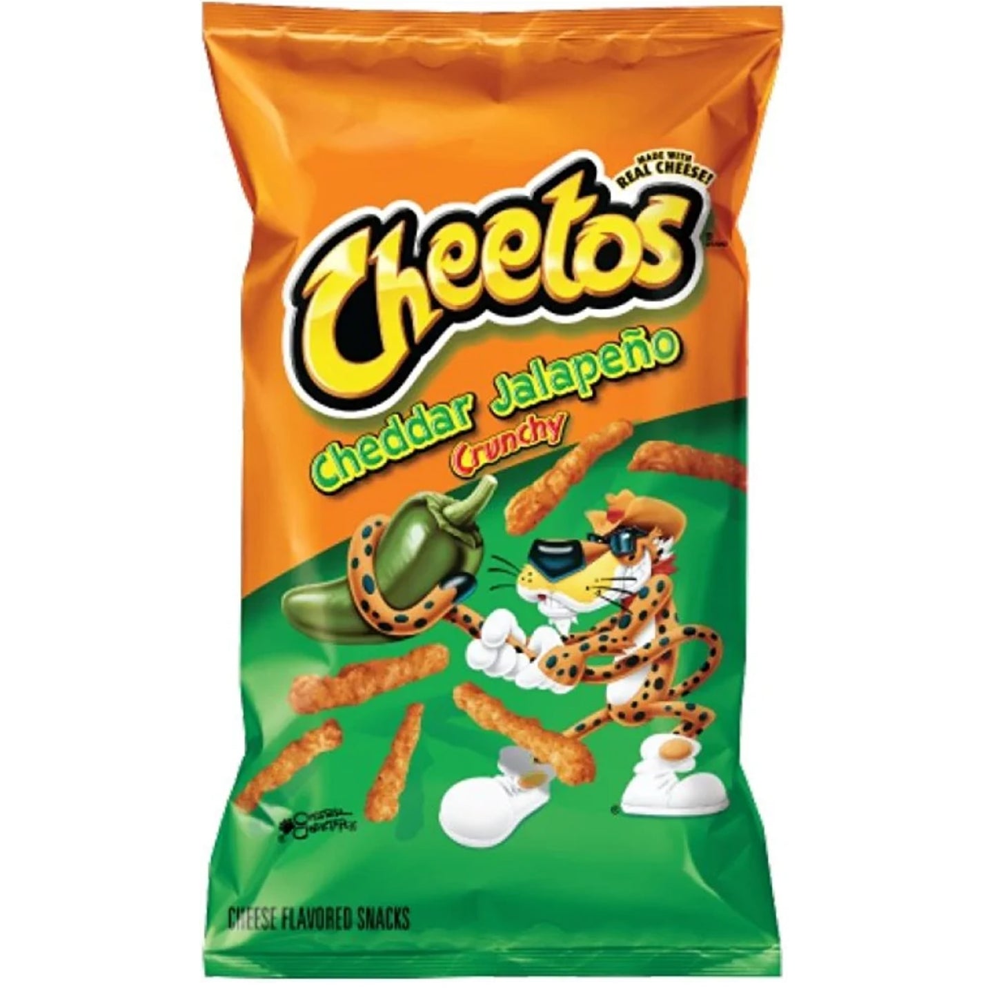 Cheetos cheddar jalapeno crunchy export big