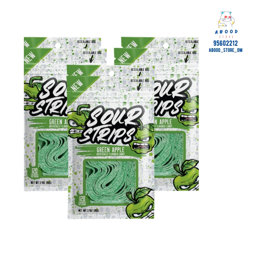 Sour strips green apple