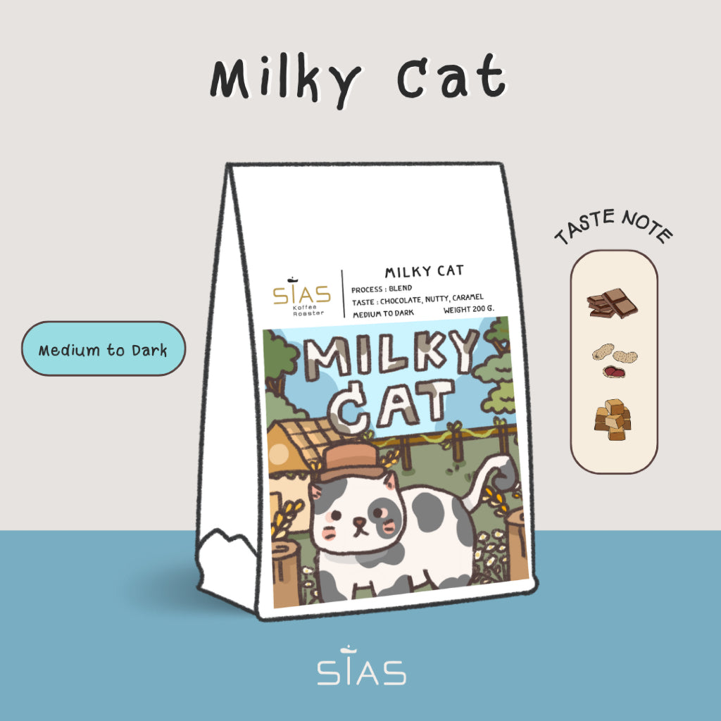 Sias koffee roaster milky cat coffee