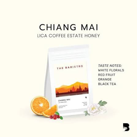 The baristro chiang mai lica estate light roasted single origin coffee