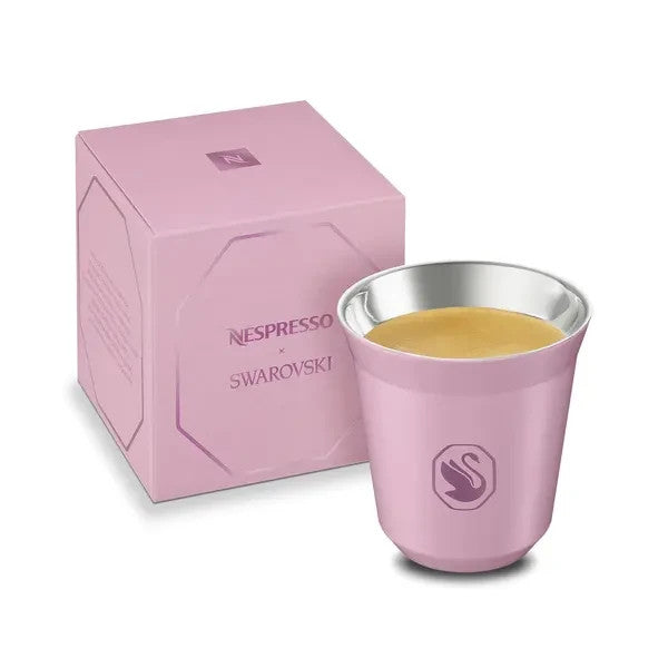 Nespresso x swarovski pink lungo cup