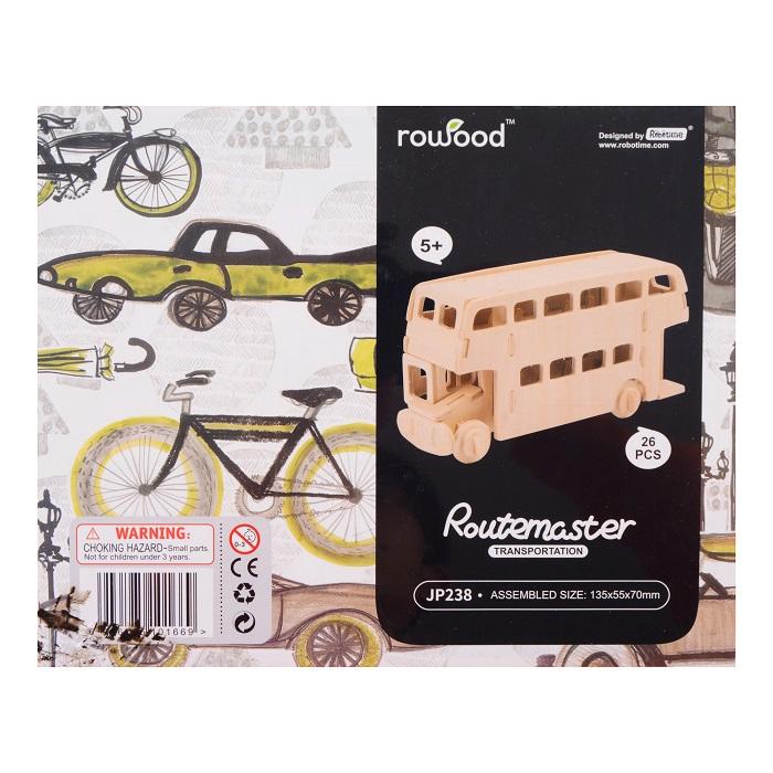 Puzzle 3D wooden routemaster