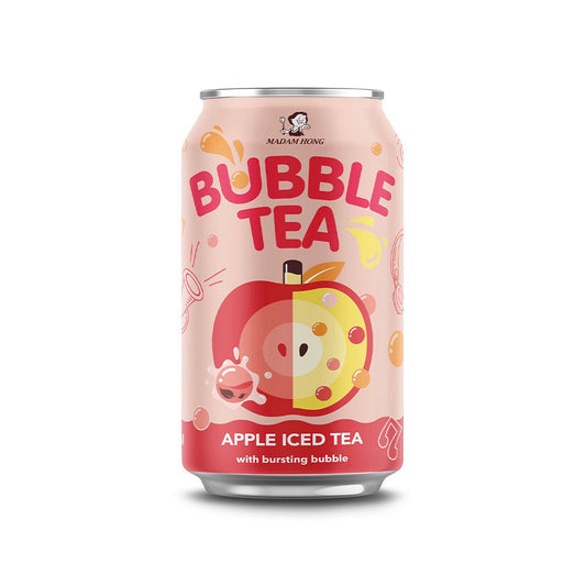 lady boba Bubble tea apple