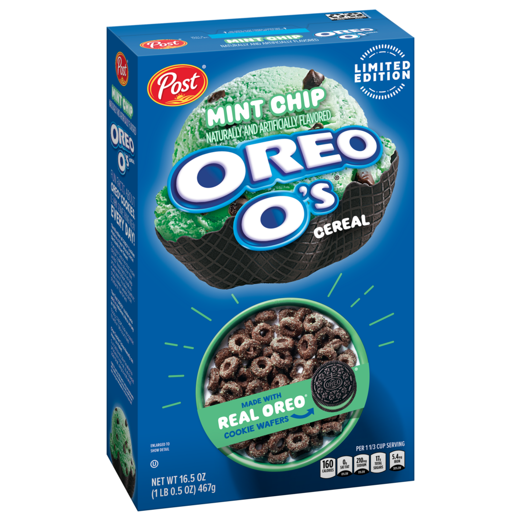 Breakfast Mint Chip OREO O's Cereal