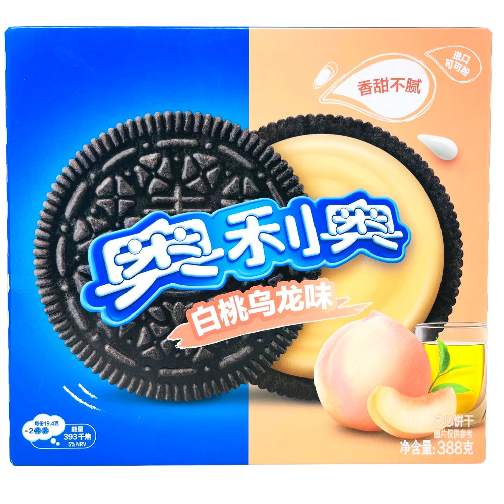 Oreo china peach بسكويت صيني بنكهة الخوخ