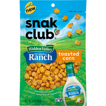 SNAK CLUB HIDDEN VALLEY RANCH TOASTED CORN