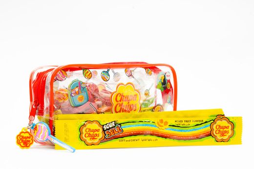 chupa chups assorted candy pencil bag