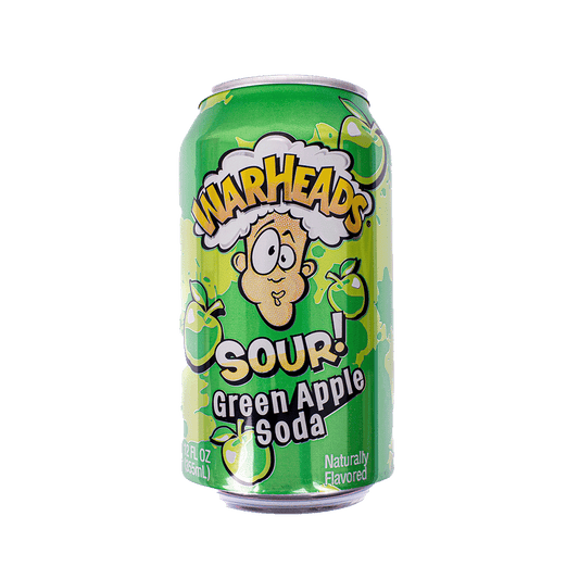 warheads sour drinks green apple soda