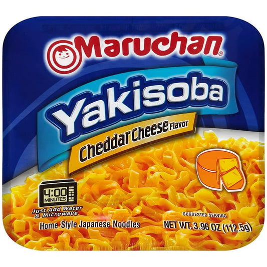 yakisoba cheddar cheese flavor noodles نودلز ياباني بجبن الشيدر