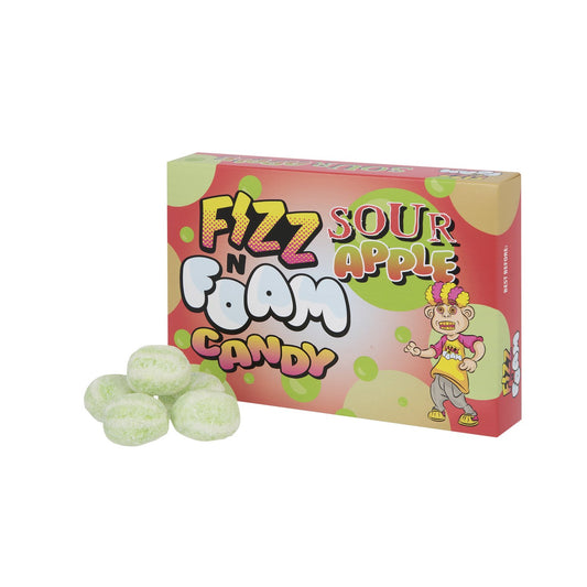 Fizz N Foam Sour Apple flavour candy